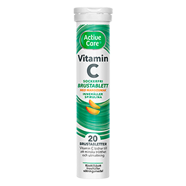 Active care c vitamin spirulina mango brustabletter