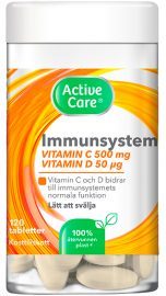 Bild på ett kosttillskott för immunsystemet som heter Active Care Immunsystem