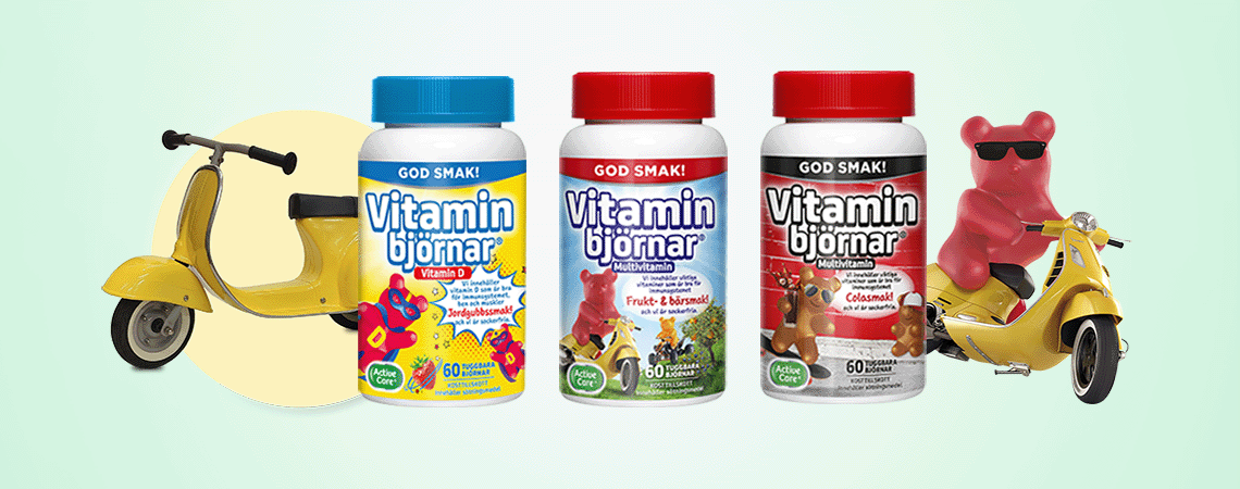 Active Care vitaminbjörnar tävling